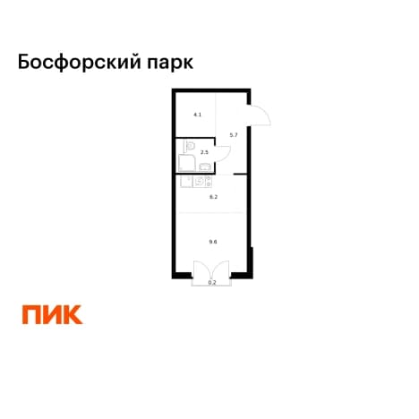 . Вариант № 2066607, 0, площадь - 28.3 квм, цена 9163540 рублей