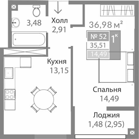 Купить однокомнатную квартиру в селе Перово в Симферопольском районе на улице Южная , село Перово в Республике Крым. Вариант № 2273962, 0, площадь - квм, цена 5552878 рублей