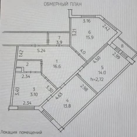 Купить трехкомнатную квартиру до 15 млн на вторичке в Ленинградской области. Вариант № 2368777, 0, площадь - квм, цена 10500000 рублей