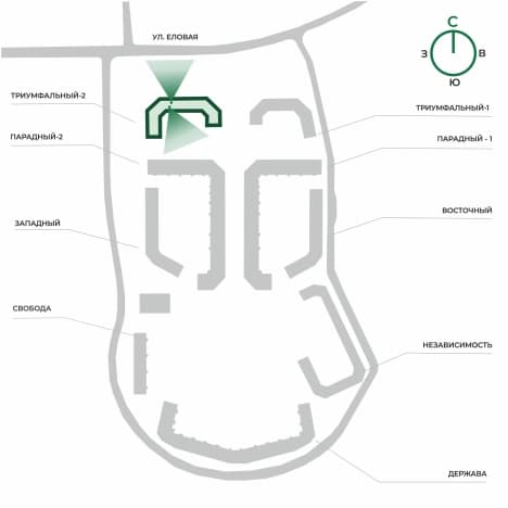 . Вариант № 2265388, 1, площадь - 89.45 квм, цена 9007615 рублей
