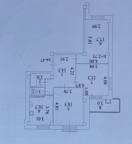Купить трехкомнатную квартиру на улице Первомайский проезд в Балашихе. Вариант № 2026525, 0, площадь - квм, цена 13690000 рублей