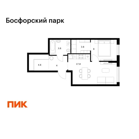 Купить квартиру на 1 этаже в районе Первомайский в Владивостоке. Вариант № 2030433, 1, площадь - квм, цена 9815720 рублей