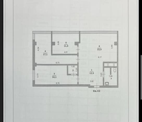 Купить трехкомнатную квартиру в Белгороде. Вариант № 2337241, 0, площадь - квм, цена 18500000 рублей