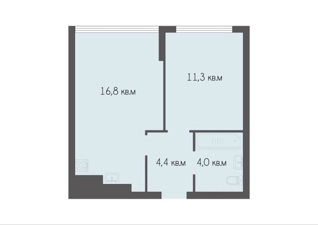 Купить квартиру в ЖК Видный Берег 2.0 в Московской области. Вариант № 2167095, 0, площадь - квм, цена 5600000 рублей