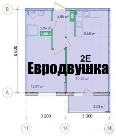 Купить однокомнатную квартиру в Деревне Пискове в Муниципальном Округе Истре в Московской области. Вариант № 2341468, 0, площадь - квм, цена 5200000 рублей