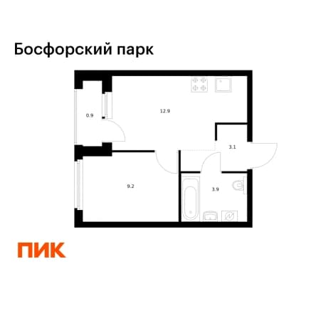 . Вариант № 2016569, 0, площадь - 30 квм, цена 8874000 рублей