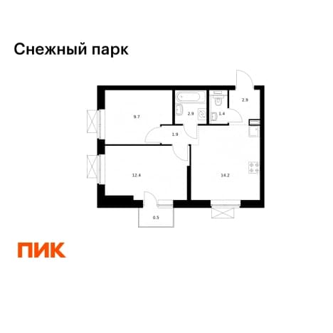 Купить однокомнатную квартиру площадью 40 кв.м в районе Первореченский в Владивостоке. Вариант № 2339845, 1, площадь - квм, цена 8126210 рублей