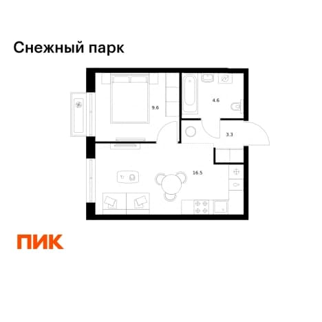 Купить квартиру до 7 млн в новостройках (ЖК) в районе Первореченский в Владивостоке. Вариант № 2082783, 1, площадь - квм, цена 6534800 рублей