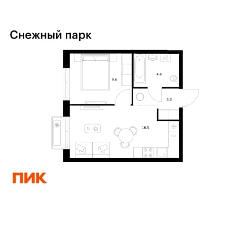 Купить однокомнатную квартиру до 7 млн в районе Первореченский в Владивостоке. Вариант № 2051777, 1, площадь - квм, цена 6497400 рублей